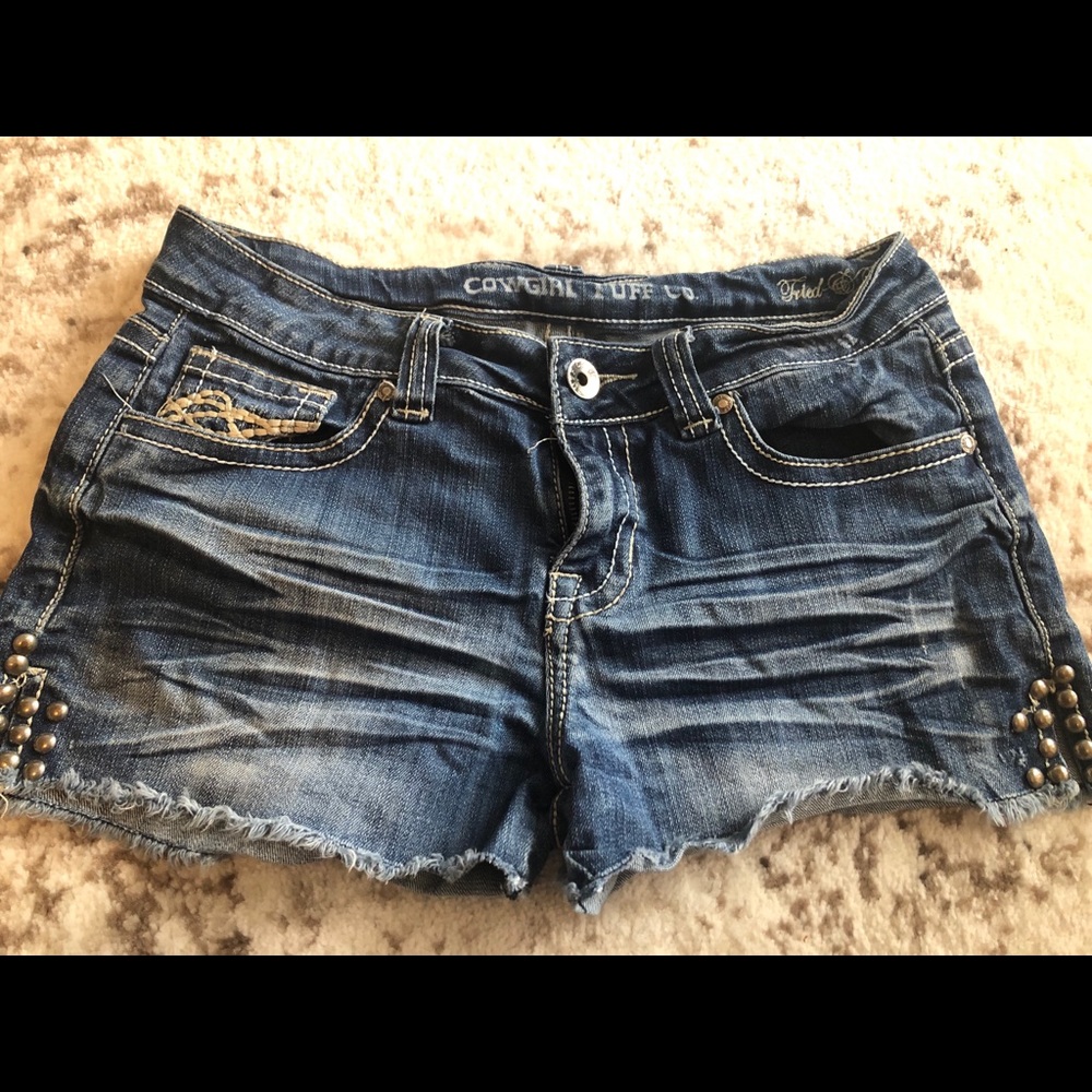 Cowgurl Tuff Denim Shorts